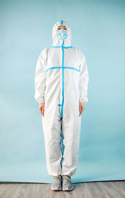 Xxxl PP Disposable Medical Jumpsuits 60g Waterproof