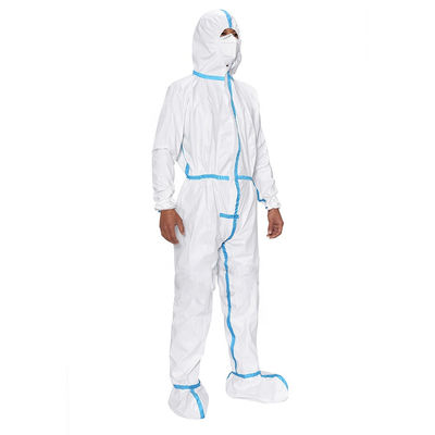 Breathable Non Woven 80gsm Disposable Medical Coverall