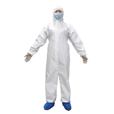 ODM Breathable Hooded Chemical Protective Coveralls