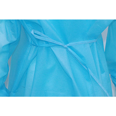 Anti Wrinkle OEM Microporous PP Non Woven Isolation Gown