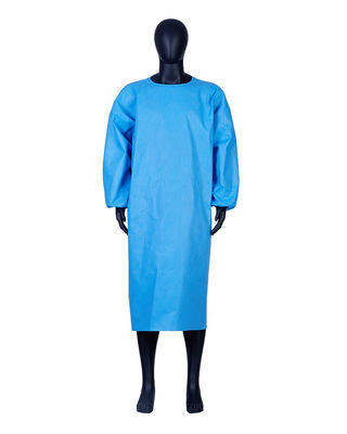 Button Neck Style 110*140cm Disposable Medical Gowns