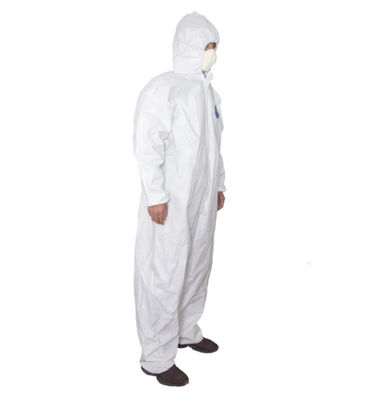 Breathable Hooded Non Sterile Disposable Protective Coverall