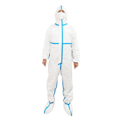 No Stimulus To Skin Unisex Polypropylene Disposable Coveralls