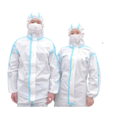 Chemical Resistant 3XL 65gsm Breathable Disposable Coveralls