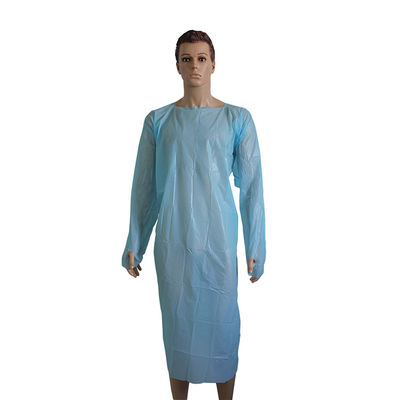 PP Long Sleeve 50gsm Disposable Isolation Gowns
