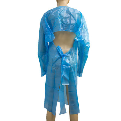 PP Long Sleeve 50gsm Disposable Isolation Gowns