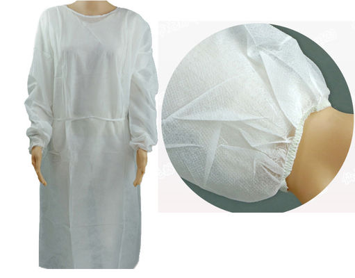 Good Tensile Strength 115*137cm Plastic Isolation Gowns