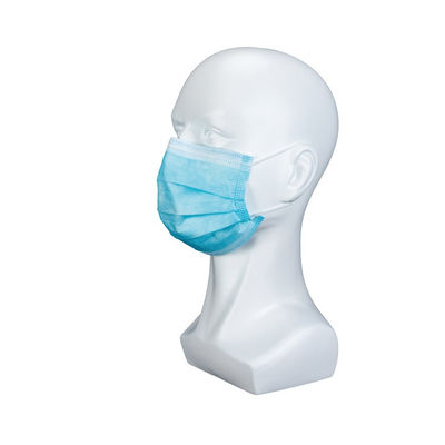 Adult CE Non Woven 175*95mm Disposable 3 Ply Face Mask