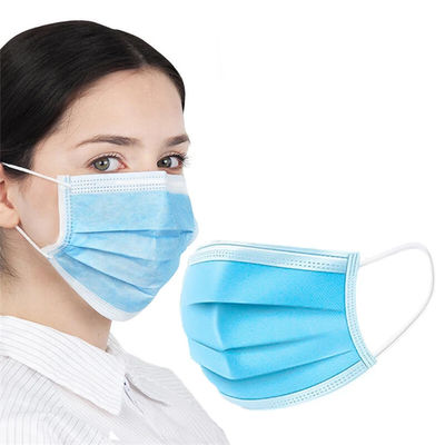 Safety CE FDA Earloop 17.5*9.5cm Disposable 3 Ply Face Mask