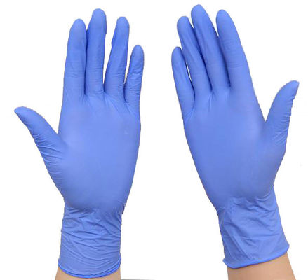 Non Allergic Powder Free 240mm Disposable Nitrile Gloves
