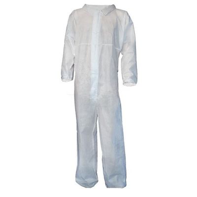 5XL Microporous White Disposable Coveralls With Hood