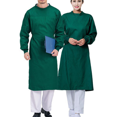 Polyester Cotton Nurse 50GSM Reusable Isolation Gowns