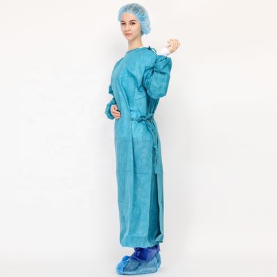 Waterproof CE Surgical Protective Disposable Sms Gown