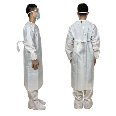 Nonwoven Fabric 45G XXXL Disposable Medical Coverall
