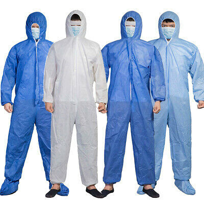 OEM PP PE White Disposable Microporous Coveralls With Hood
