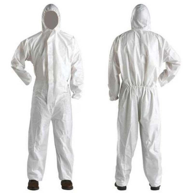Long Sleeve Microporous OEM Disposable Hooded Coveralls