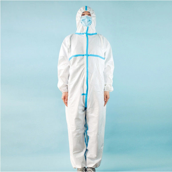 Hooded Disposable Non Woven Coveralls