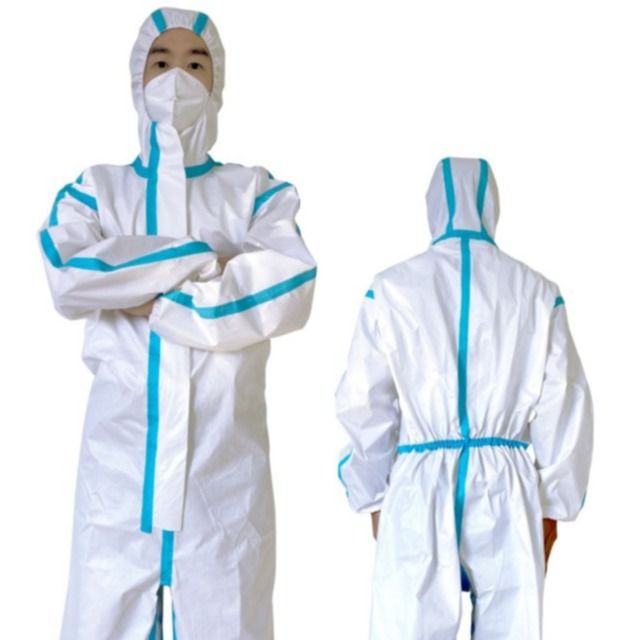 Non Toxic Sterilized 260g XS Disposable Medical Coverall