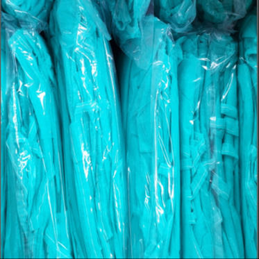10pcs/Bag Blue Medical Elastic Cuff 3xl Disposable Gowns 23g