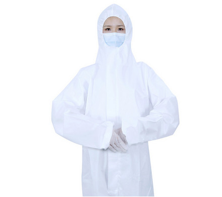 White Protective Xxxl Disposable Hooded Coveralls